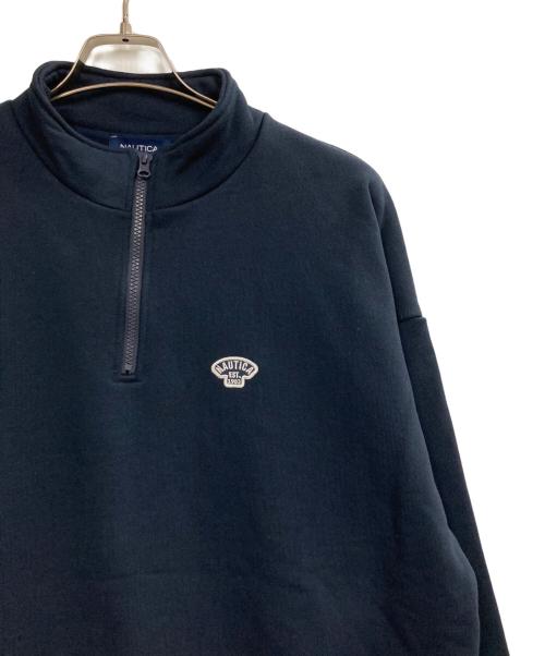 NAUTICA（ノーティカ）NAUTICA (ノーティカ) FREAK'S STORE (フリークスストア) 裏毛ハーフジップPO ネイビー サイズ:XL 未使用品の古着・服飾アイテム