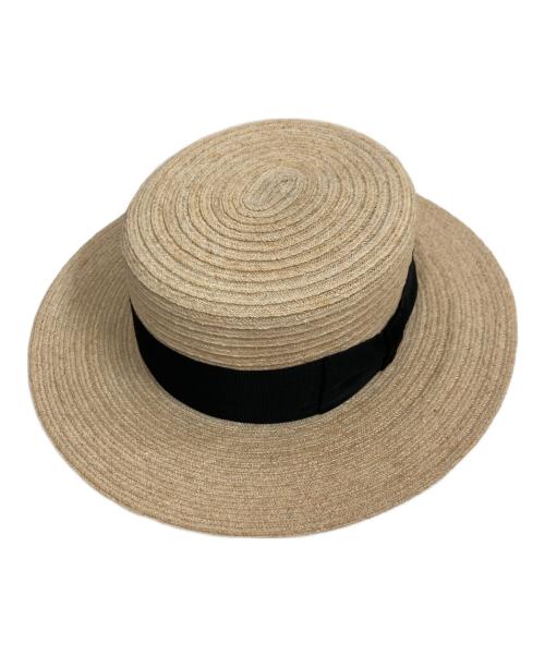 STETSON（ステットソン）STETSON (ステットソン) LINEN BRAID KANKAN HAT ベージュの古着・服飾アイテム