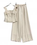 HER LIP TOハーリップトゥ）の古着「Lutetia Twill Set-Up」｜アイボリー