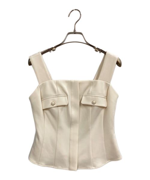 HER LIP TO（ハーリップトゥ）Her lip to (ハーリップトゥ) Lutetia Twill Set-Up アイボリー サイズ:Sの古着・服飾アイテム