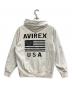 AVIREX (アヴィレックス) ジップパーカー ホワイト サイズ:M：5000円