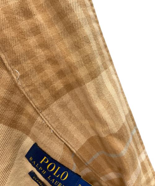POLO RALPH LAUREN（ポロ・ラルフローレン）POLO RALPH LAUREN (ポロ・ラルフローレン) サファリシャツ ブラウン サイズ:Sの古着・服飾アイテム