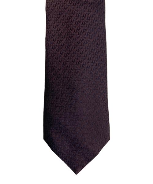 DIOR HOMME（ディオール オム）Dior Homme (ディオール オム) トロッター柄ネクタイ パープル サイズ:-の古着・服飾アイテム