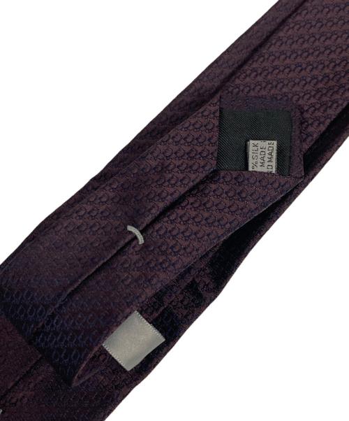 DIOR HOMME（ディオール オム）Dior Homme (ディオール オム) トロッター柄ネクタイ パープル サイズ:-の古着・服飾アイテム