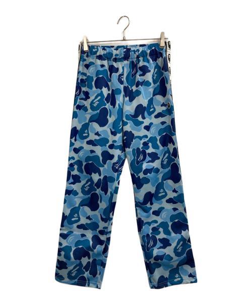 A BATHING APE（アベイシングエイプ）A BATHING APE (アベイシングエイプ) サルカモトラックパンツ ブルー サイズ:Mの古着・服飾アイテム