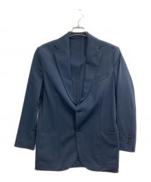 +CLOTHET（クロスクローゼット）の古着「干場完全別注 マットツイスト テーラードジャケット」｜ネイビー