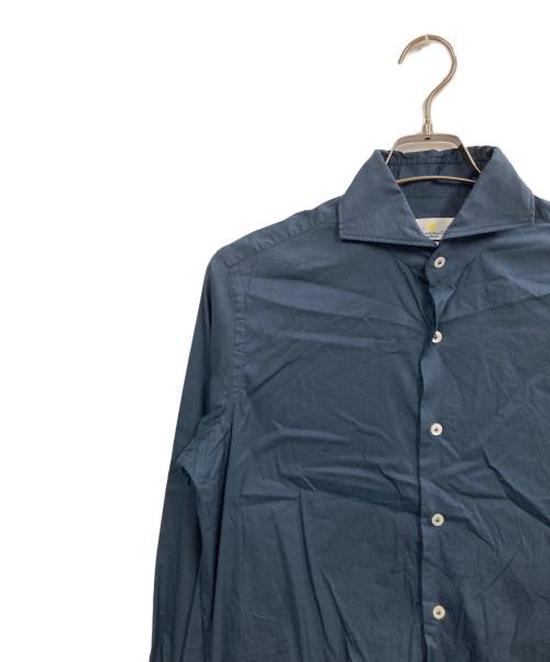 giannetto（ジャンネット）giannetto (ジャンネット) カッタウェイ シャツ ネイビー サイズ:39の古着・服飾アイテム