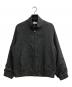 ATON（エイトン）の古着「ALPACA HOUND TOOTH HARRINGTON JACKET」｜グレー