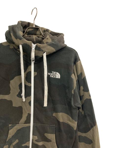 THE NORTH FACE（ザ ノース フェイス）THE NORTH FACE (ザ ノース フェイス) Novelty Rearview FullZip Hoodie オリーブ サイズ:Mの古着・服飾アイテム