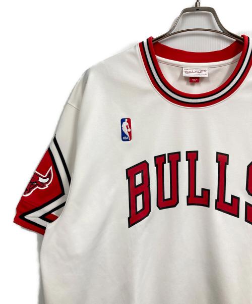 MITCHELL & NESS（ミッチェルアンドネス）MITCHELL & NESS (ミッチェルアンドネス) 1987-88/BULLSゲームシャツ ホワイト サイズ:52(2XL)の古着・服飾アイテム