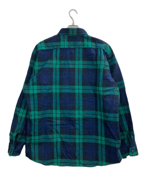 BIG BILL（ビッグ ビル）BIG BILL (ビッグ ビル) ネルシャツ ネイビー×グリーン サイズ:XL 未使用品の古着・服飾アイテム