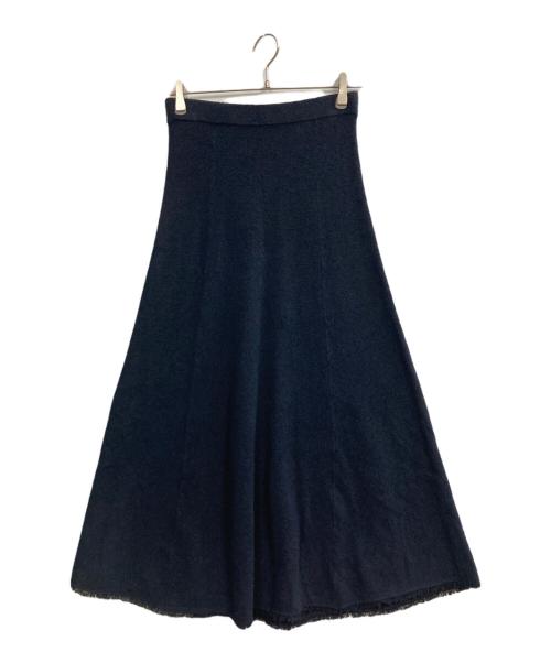 MUSE de Deuxieme Classe（ミューズ ドゥーズィエム クラス）MUSE de Deuxieme Classe (ミューズ ドゥーズィエム クラス) Ringrin Flare スカート ネイビー サイズ:36 未使用品の古着・服飾アイテム