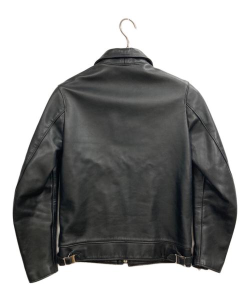 666（666）666 (666) シングルライダースジャケット ブラック サイズ:34の古着・服飾アイテム