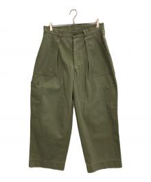 A.PRESSE（アプレッセ）の古着「24SS USAF Hemmed Bottoms」｜オリーブ