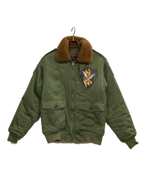 SESSLER MFG（セスラー）SESSLER MFG (セスラー) TYPE B-10 FLIGHT JACKET オリーブ サイズ:38の古着・服飾アイテム