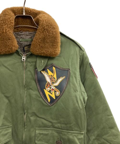 SESSLER MFG（セスラー）SESSLER MFG (セスラー) TYPE B-10 FLIGHT JACKET オリーブ サイズ:38の古着・服飾アイテム