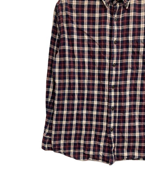ST JOHN'S BAY（セントジョンズベイ）ST JOHN'S BAY (セントジョンズベイ) 90sチェックシャツ ネイビー サイズ:Mの古着・服飾アイテム