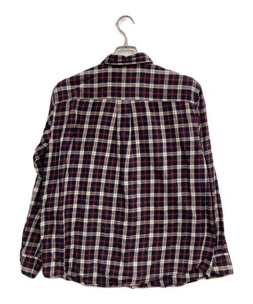 ST JOHN'S BAY（セントジョンズベイ）ST JOHN'S BAY (セントジョンズベイ) 90sチェックシャツ ネイビー サイズ:Mの古着・服飾アイテム