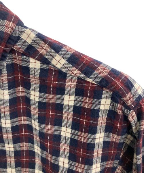 ST JOHN'S BAY（セントジョンズベイ）ST JOHN'S BAY (セントジョンズベイ) 90sチェックシャツ ネイビー サイズ:Mの古着・服飾アイテム