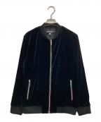 Karl Lagerfeldカール ラガーフェルド）の古着「ベロアジャケット」｜ブラック