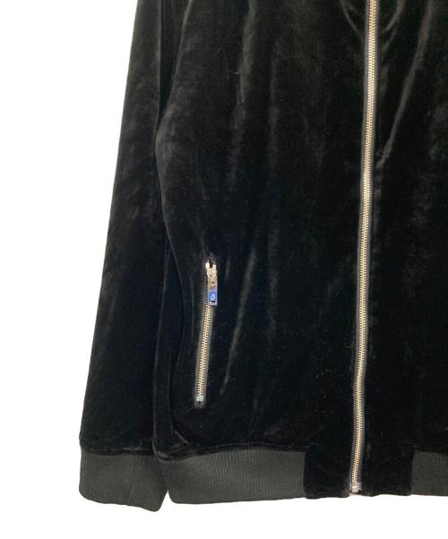 Karl Lagerfeld（カール ラガーフェルド）KARL LAGERFELD (カール ラガーフェルド) ベロアジャケット ブラック サイズ:40の古着・服飾アイテム