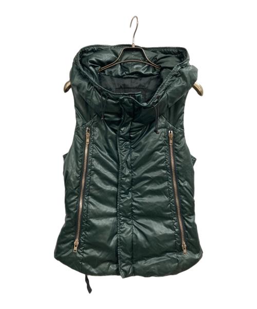 Bajra（バジュラ）Bajra (バジュラ) ダウンベスト ダークグリーン サイズ:3の古着・服飾アイテム
