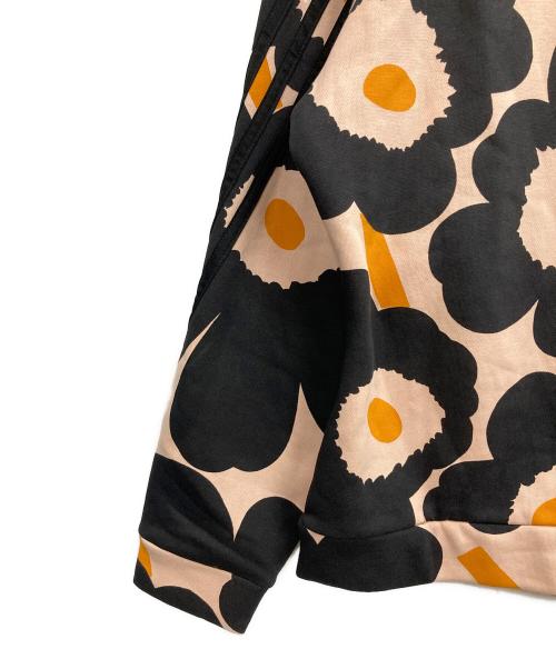 adidas（アディダス）adidas (アディダス) marimekko (マリメッコ) WMARIMEKKOトラックトップ ベージュ×ブラック サイズ:Mの古着・服飾アイテム