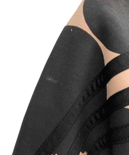 adidas（アディダス）adidas (アディダス) marimekko (マリメッコ) WMARIMEKKOトラックトップ ベージュ×ブラック サイズ:Mの古着・服飾アイテム