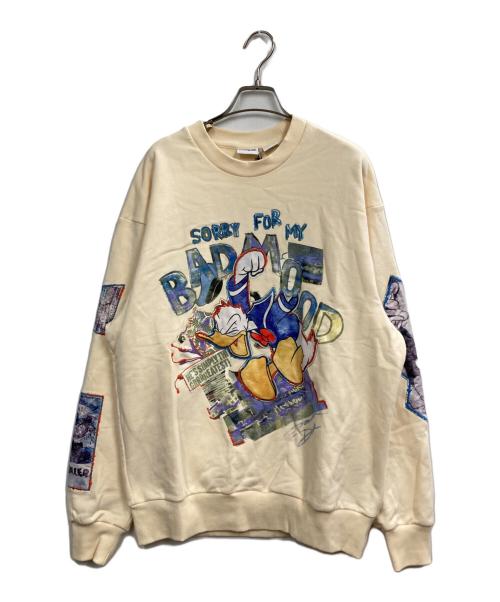 Desigual（デシグアル）Desigual (デシグアル) Disney (ディズニー) プリントスウェット アイボリー サイズ:S 未使用品の古着・服飾アイテム