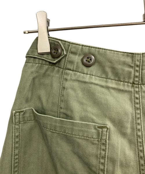 POLO RALPH LAUREN（ポロ・ラルフローレン）POLO RALPH LAUREN (ポロ・ラルフローレン) Cotton Herringbone Cropped Pant オリーブ サイズ:2の古着・服飾アイテム