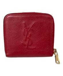 Yves Saint Laurent（イヴサンローラン）の古着「2つ折り財布」｜レッド