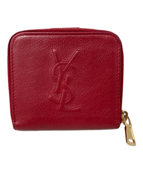 Yves Saint Laurent（イヴサンローラン）Yves Saint Laurent (イヴサンローラン) 2つ折り財布 レッドの古着・服飾アイテム