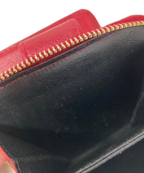 Yves Saint Laurent（イヴサンローラン）Yves Saint Laurent (イヴサンローラン) 2つ折り財布 レッドの古着・服飾アイテム