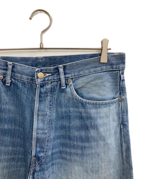 Graphpaper（グラフペーパー）Graphpaper (グラフペーパー) Selvage Denim Five Pocket Wide Straight Pants(セルビッジデニムファイブポケットワイドストレートパンツ) インディゴ サイズ:3の古着・服飾アイテム