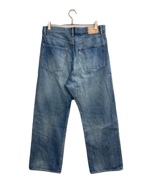 Graphpaper（グラフペーパー）Graphpaper (グラフペーパー) Selvage Denim Five Pocket Wide Straight Pants(セルビッジデニムファイブポケットワイドストレートパンツ) インディゴ サイズ:3の古着・服飾アイテム