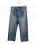 Graphpaper（グラフペーパー）の古着「Selvage Denim Five Pocket Wide Straight Pants(セルビッジデニムファイブポケットワイドストレートパンツ)」｜インディゴ