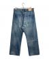 Graphpaper (グラフペーパー) Selvage Denim Five Pocket Wide Straight Pants(セルビッジデニムファイブポケットワイドストレートパンツ) インディゴ サイズ:3：19000円