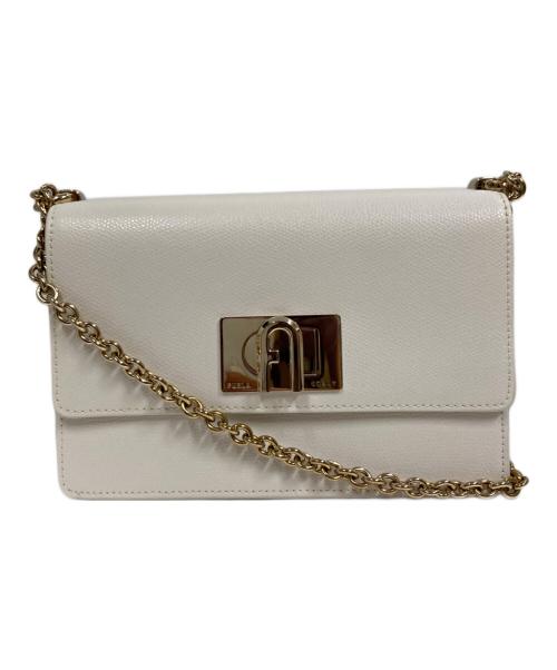 FURLA（フルラ）FURLA (フルラ) 1927 クロスボディバッ ホワイトの古着・服飾アイテム