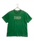 stussyステューシー）の古着「プリントTシャツ」｜グリーン