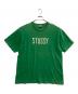 stussy（ステューシー）の古着「プリントTシャツ」｜グリーン