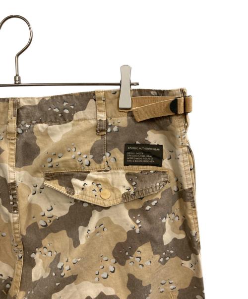 stussy（ステューシー）stussy (ステューシー) チョコチップカモカーゴパンツ ベージュ サイズ:W34の古着・服飾アイテム