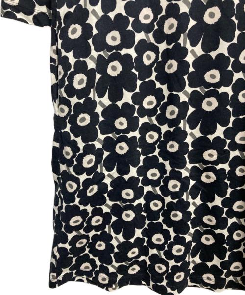 marimekko（マリメッコ）marimekko (マリメッコ) ミニウニッコ Mini Unikko ワンピース ブラック サイズ:Sの古着・服飾アイテム