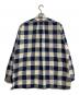NICENESS (ナイスネス) GIGLIロングジッププルオーバーシャツ ホワイト×ブルー サイズ:M：37000円