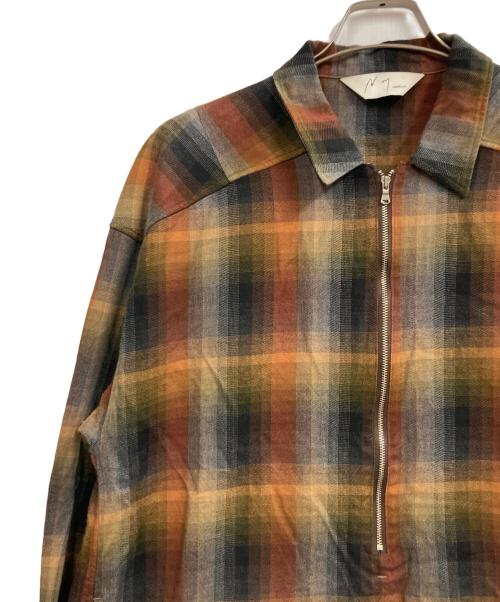 ANCELLM（アンセルム）ANCELLM (アンセルム) R/C CHECK PULL OVER SHIRT ブラウン サイズ:3の古着・服飾アイテム