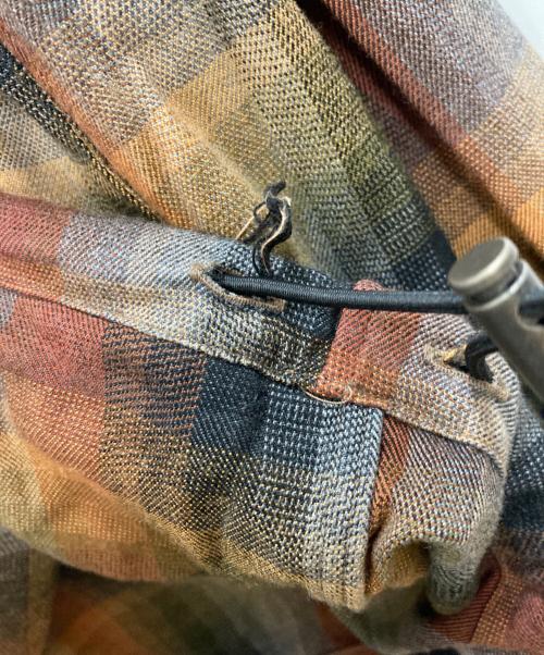 ANCELLM（アンセルム）ANCELLM (アンセルム) R/C CHECK PULL OVER SHIRT ブラウン サイズ:3の古着・服飾アイテム