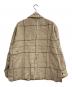 ANCELLM (アンセルム) DRAWING CHECK LINEN COVERALL ベージュ サイズ:2：16000円