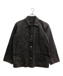 yokosakamoto（ヨウコサカモト）の古着「DENIM COVERALL」｜ブラック