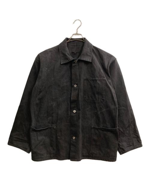 yokosakamoto（ヨウコサカモト）YOKOSAKAMOTO (ヨウコサカモト) DENIM COVERALL ブラック サイズ:Mの古着・服飾アイテム