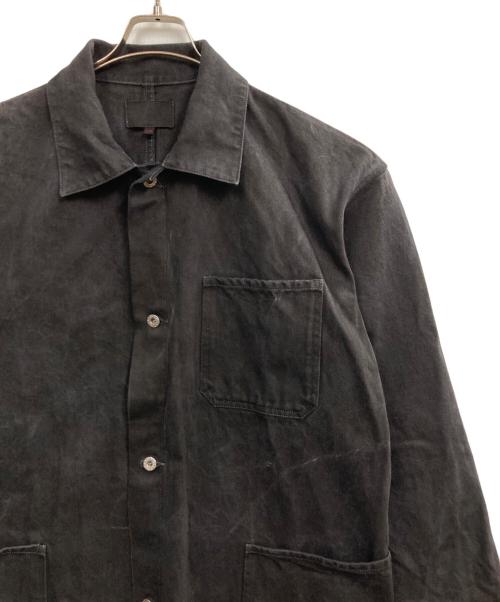 yokosakamoto（ヨウコサカモト）YOKOSAKAMOTO (ヨウコサカモト) DENIM COVERALL ブラック サイズ:Mの古着・服飾アイテム