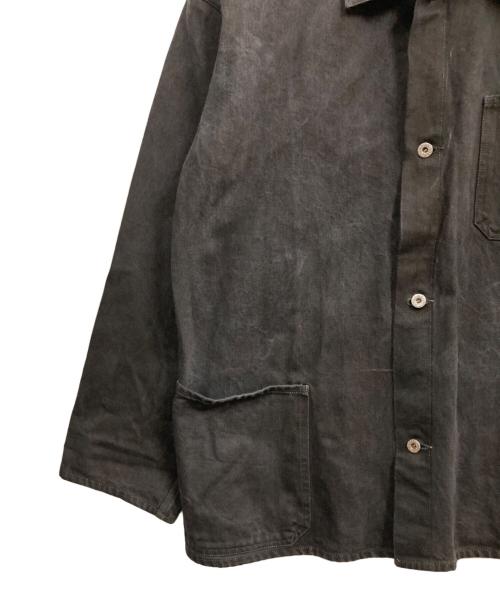 yokosakamoto（ヨウコサカモト）YOKOSAKAMOTO (ヨウコサカモト) DENIM COVERALL ブラック サイズ:Mの古着・服飾アイテム